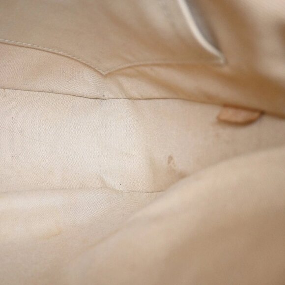 LOUIS VUITTON Siracusa PM Shoulder Bag Damier Azur Leather White N41113 84AA030 - Picture 8 of 16